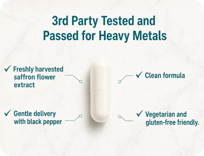 3rd party tested and passed for heavy metals